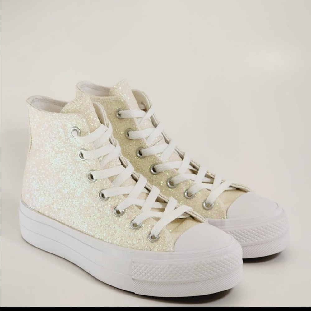 Converse CTAS Hi Lift X You Glitter Women's Platform Sneakers